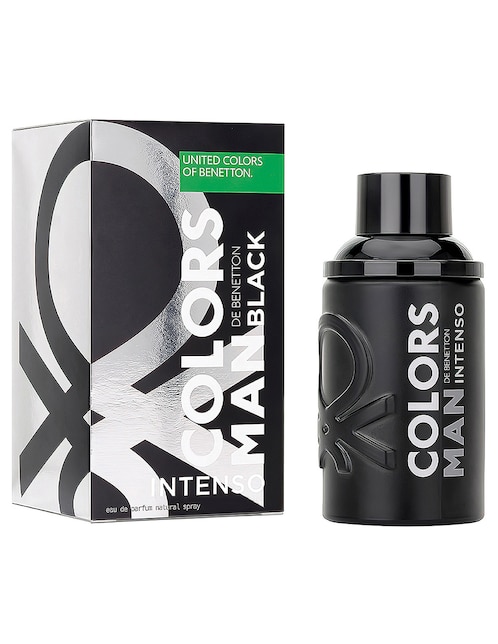 Eau de parfum Benetton Colors Black Intenso para hombre