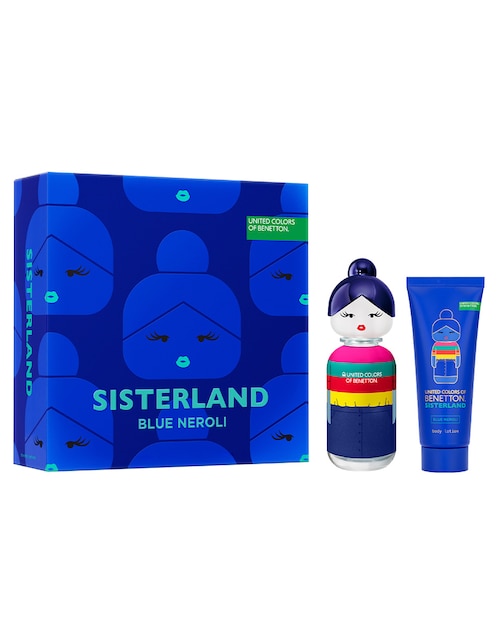 Set Eau de toilette Benetton Sisterland Blue Neroli para mujer