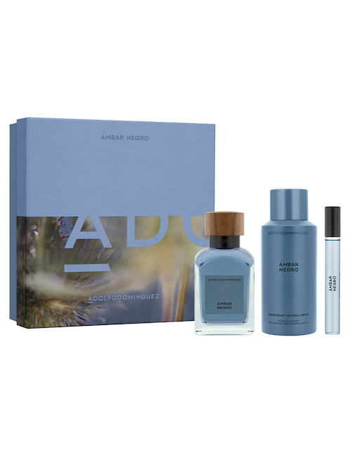 Set Eau de parfum Ámbar Negro para hombre 1