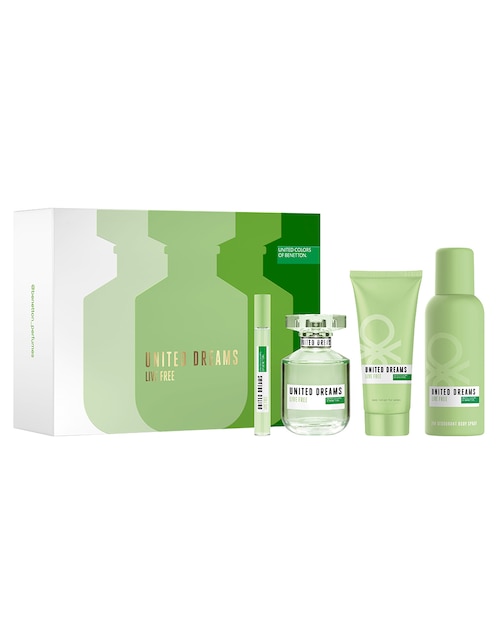 Set Eau de toilette United Dreams Live Free para mujer 1