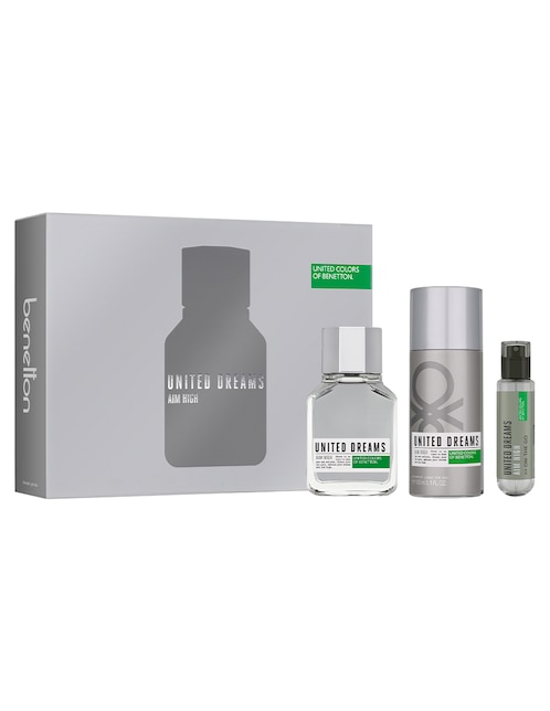Set Eau de toilette Benetton United Dreams Aim High para hombre