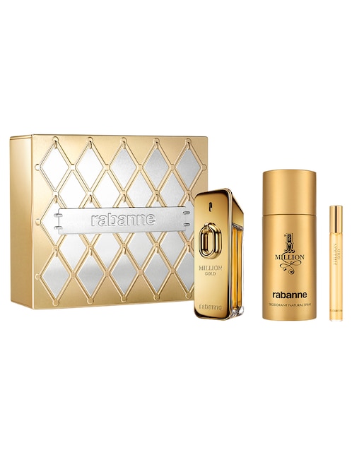 Set Eau de parfum Rabanne Million Gold para hombre