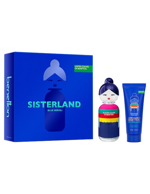 Set Eau de toilette Benetton Sisterland Blue Neroli para mujer
