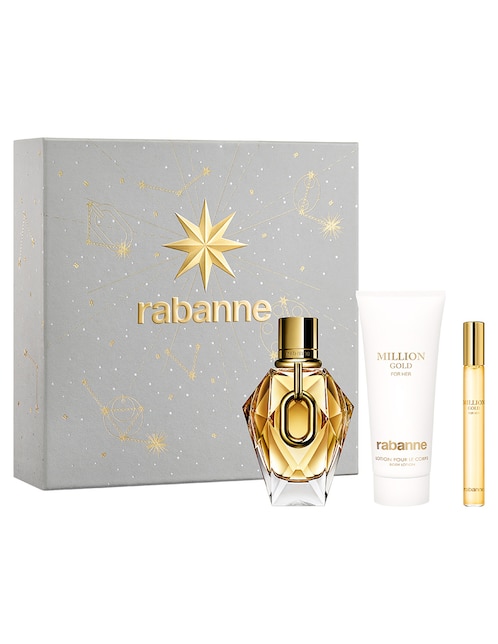 Set Eau de parfum Rabanne Million Gold For Her para mujer