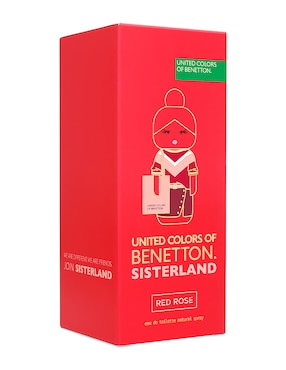 Eau de toilette Benetton Sisterland Red Rose para mujer