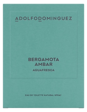 Eau de toilette Adolfo Dominguez Agua Fresca Bergamota Ámbar para hombre