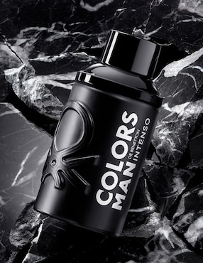 Eau de parfum Benetton Colors Black Intenso para hombre