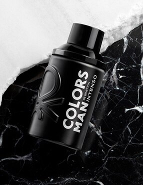 Eau de parfum Benetton Colors Black Intenso para hombre
