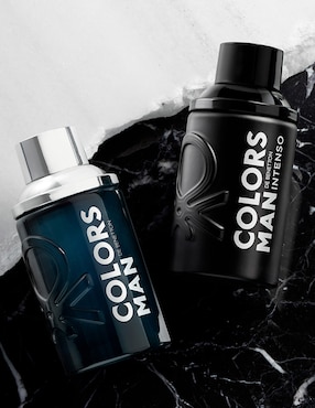 Eau de parfum Benetton Colors Black Intenso para hombre