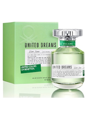 Eau de toilette Benetton United Dreams Live Free para mujer