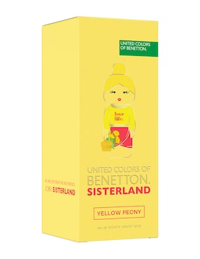 Eau de toilette Benetton Sisterland Yellow Peony para mujer