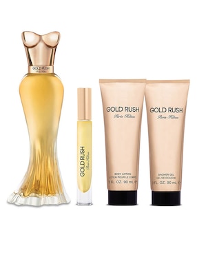 Set De Fragancia Paris Hilton Gold Rush Para Mujer