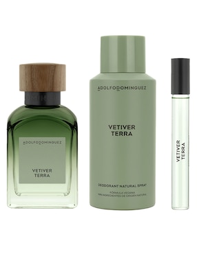 Set De Fragancia Adolfo Dominguez Vetiver Terra Para Hombre