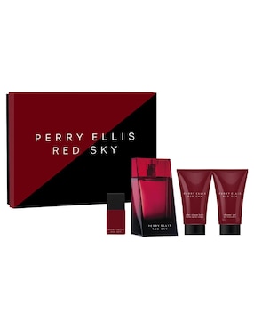 Set Eau de toilette Perry Ellis Red Sky para hombre