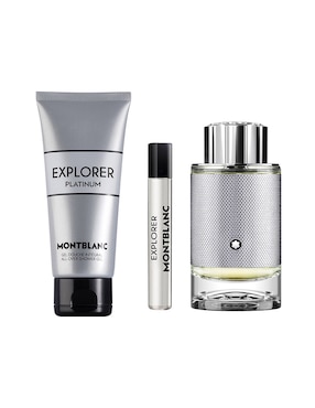 Set Eau De Parfum Mont Blanc Explorer Platinum Para Hombre