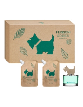 Set Eau de toilette Ferrioni Green para mujer