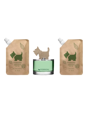 Set Eau De Toilette Ferrioni Green Para Hombre