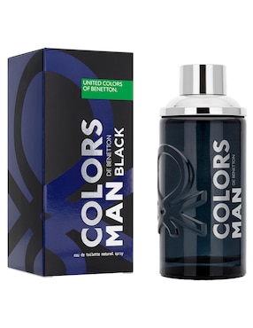 Eau de toilette Benetton Colors Black para hombre