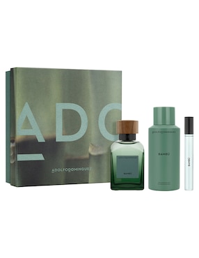 Set Eau De Parfum Adolfo Dominguez Bambú Para Hombre