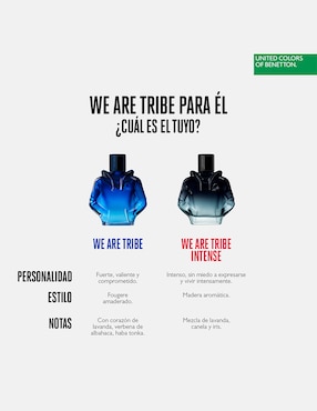 Set Eau de toilette Benetton Tribe Intense para hombre