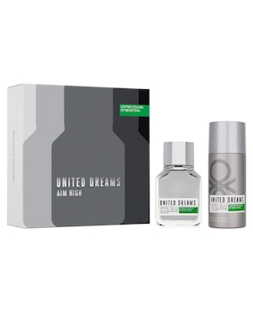 Set Eau De Toilette Benetton United Dreams Aim High Para Mujer