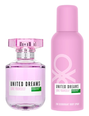 Set Eau De Toilette Benetton United Dreams Love Yourself Para Mujer