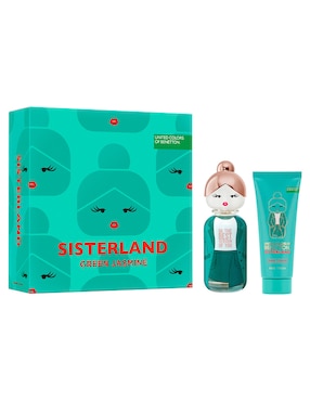 Set Eau De Toilette Benetton Sisterland Green Jasmine Para Mujer