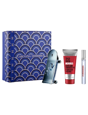 Set Eau De Toilette Carolina Herrera 212 Heroes Para Hombre