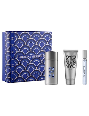 Set Eau De Toilette Carolina Herrera 212 Men NYC Para Hombre