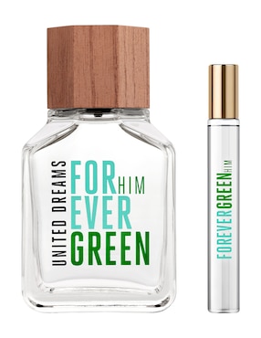 Set Eau de toilette Benetton Forever Green para hombre