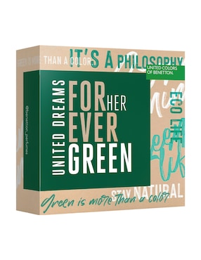 Set Eau de toilette Benetton Forever Green para hombre