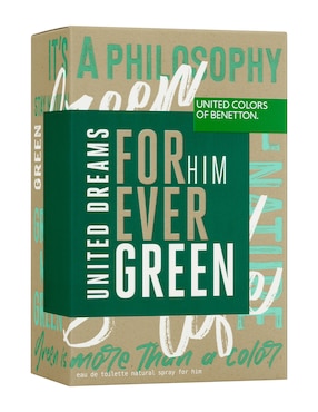 Eau de toilette Benetton United Dreams Forever Green para hombre