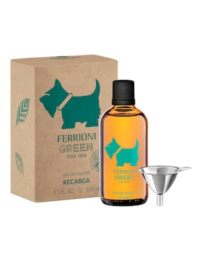 Kit Eau De Toilette Ferrioni Green Para Mujer