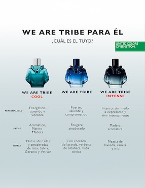 Eau de toilette Benetton We Are Tribe Cool para hombre