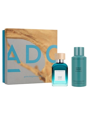 Kit Eau De Toilette Adolfo Domínguez Citrus Cedro Agua Fresca Para Hombre