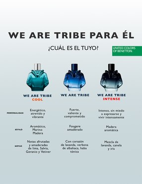 Set Eau de toilette Benetton We Are Tribe Cool para hombre