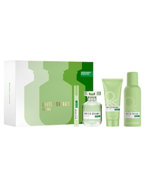 Set Eau de toilette Benetton United Dreams Live Free para mujer