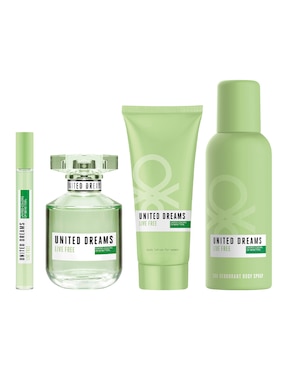 Set Eau de toilette Benetton United Dreams Live Free para mujer