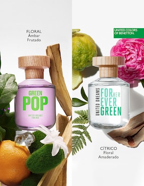 Eau de toilette Benetton United Dreams Green Pop para mujer