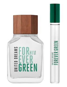 Set Eau de toilette Benetton Forever Green para hombre