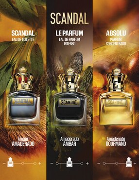 Set Eau de toilette Jean Paul Gaultier Scandal para hombre