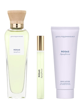 Set Eau de toilette Adolfo Dominguez Aguafresca Rosas para hombre