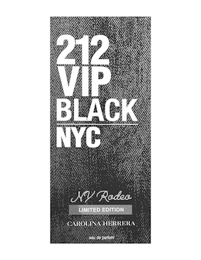 Eau de parfum Carolina Herrera 212 Vip Black Ny Rodeo para hombre