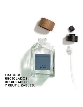 Set Eau de toilette Adolfo Dominguez Ámbar Negro para hombre