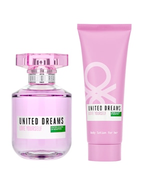 Set Eau de toilette Benetton United Dreams Love Yourself para mujer