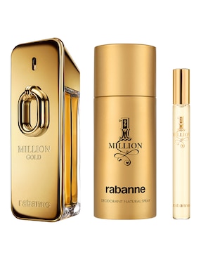 Set Eau de toilette Rabanne 1 Million Gold para hombre