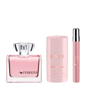 Set Eau de toilette Ferrioni Rosé para mujer