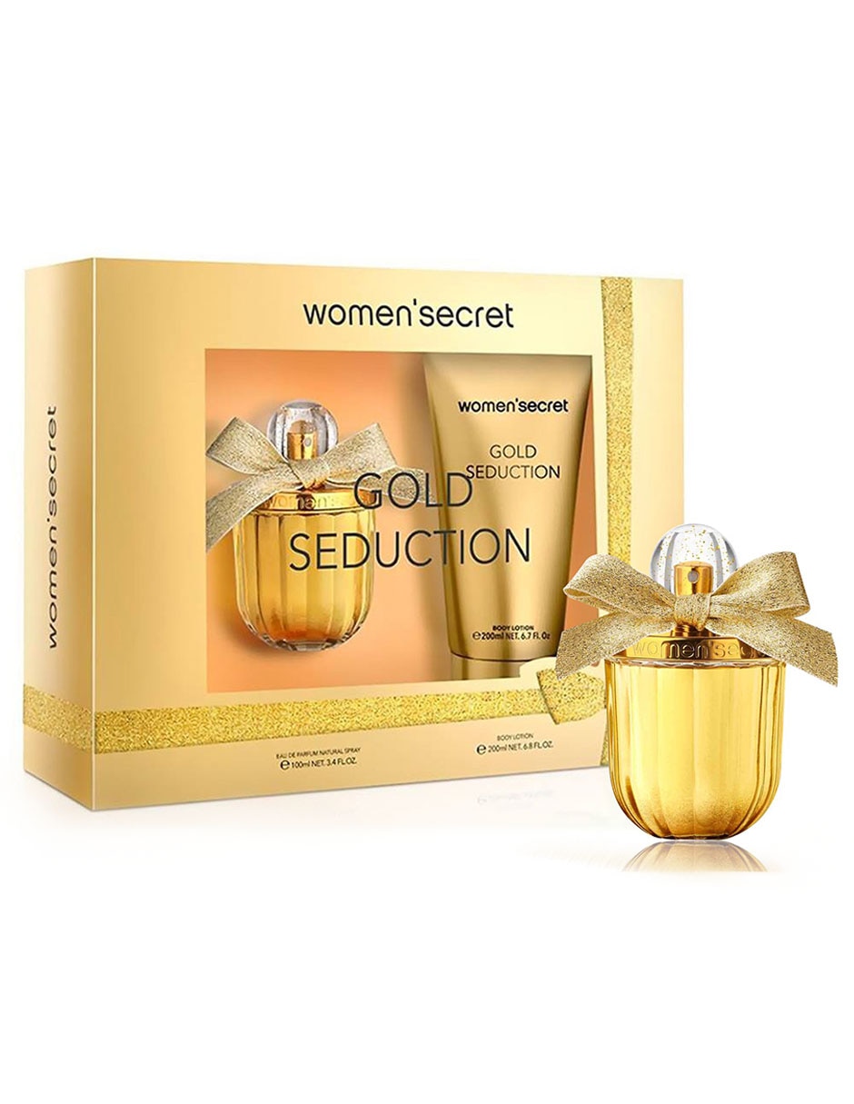 Set Eau de parfum Gold Seduction para mujer
