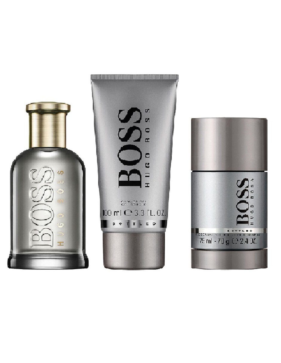 Set de fragancia Hugo Boss Bottled para hombre Suburbia