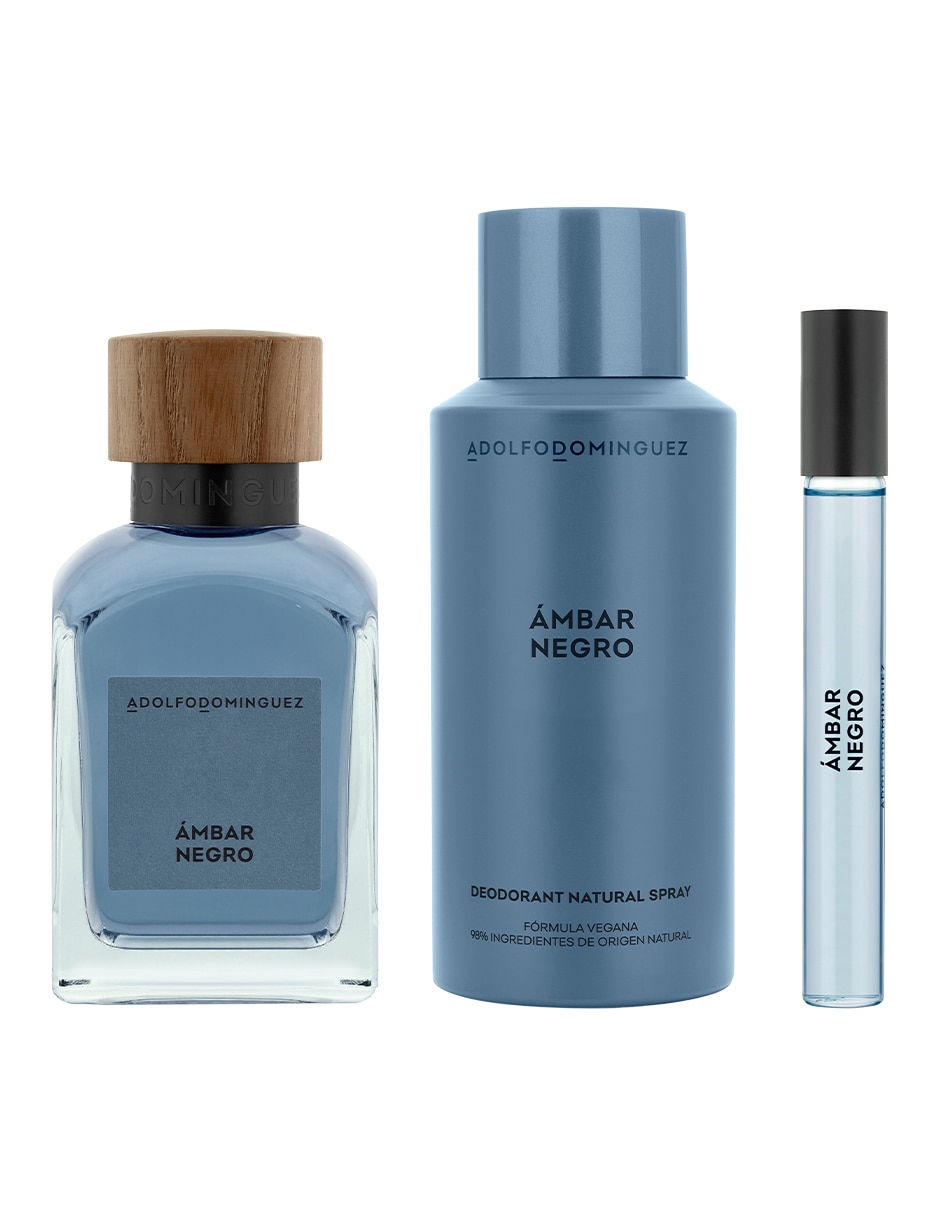 Set Eau de parfum Ámbar Negro para hombre 2